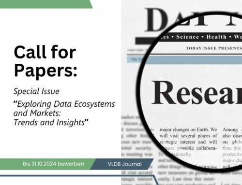 Call for Papers: Special Issue “Exploring Data Ecosystems and Markets: Trends and Insights” (VLDB Journal)